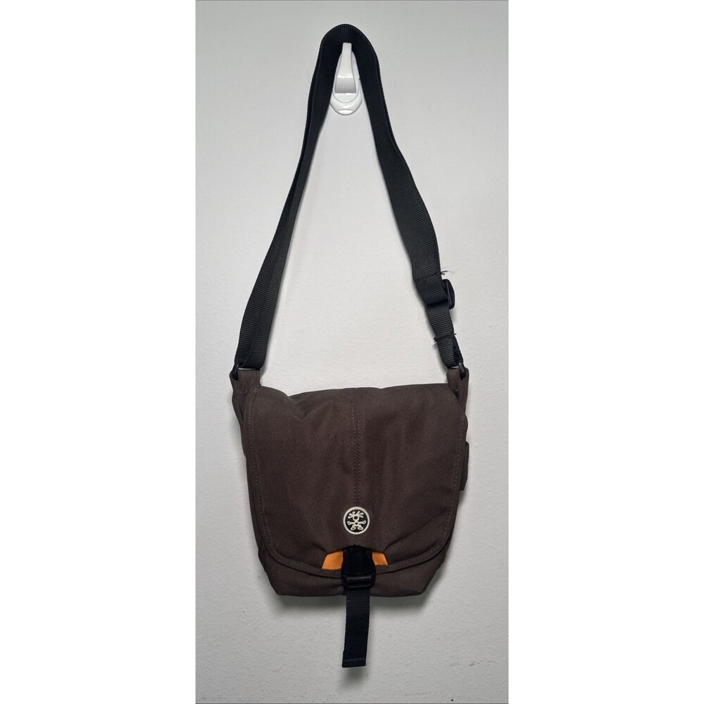 Crumpler The Four Million Dollar Home Camera Bag Brown Canvas w/ Light Blue